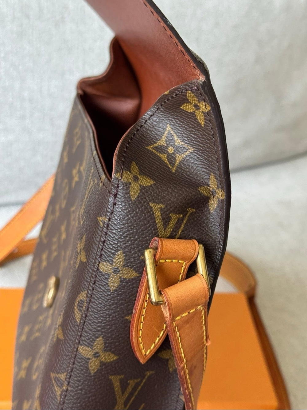 Louis Vuitton Monogram Canvas Saddle Crossbody with Vachetta Trim - Picture 10 of 16